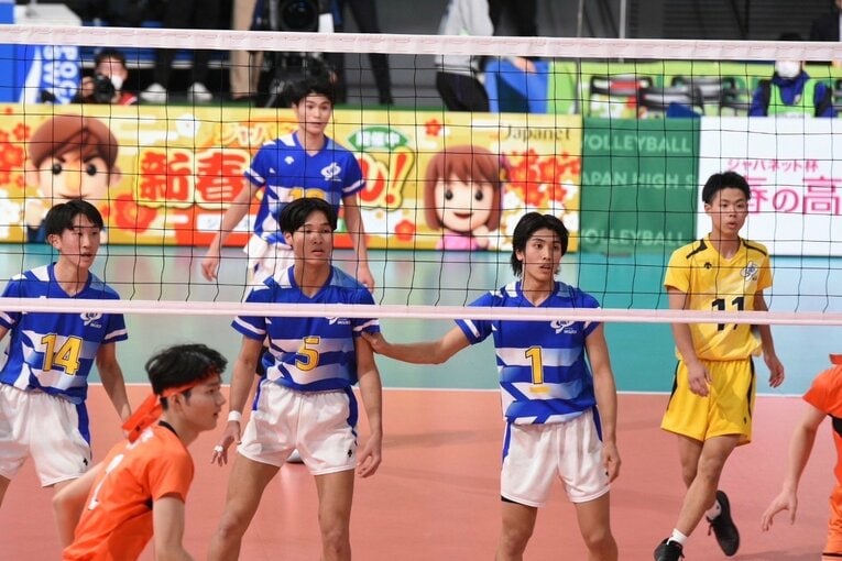 春高バレー2回戦／鳥取中央育英高校vs.慶應義塾高校