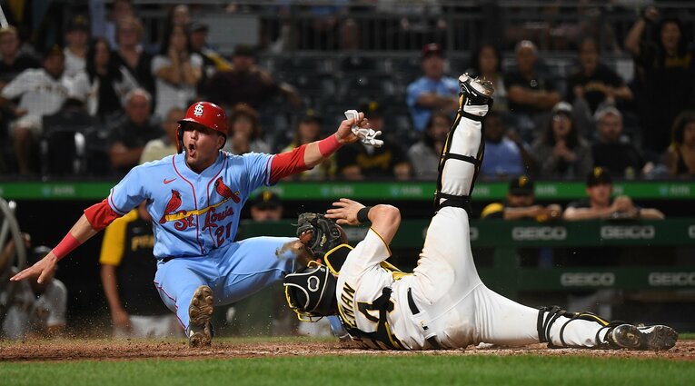 所属するMLBカージナルスでも“ハッスルプレー”が日常　©︎Getty Images