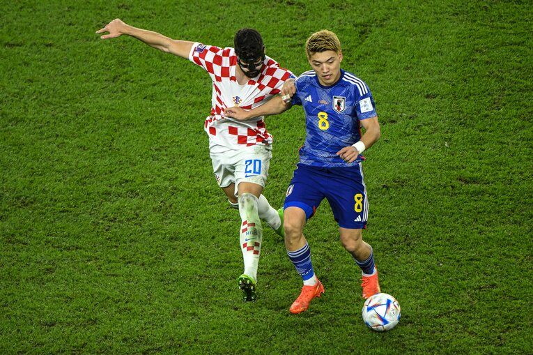 本田さんに「めっちゃうざいわ」と“絶賛”されたグヴァルディオル ©Takuya Sugiyama/JMPA