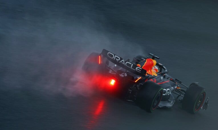 雨をものともせず、最多連勝記録に並んだオランダGPのフェルスタッペン　©Getty Images / Red Bull Content Pool