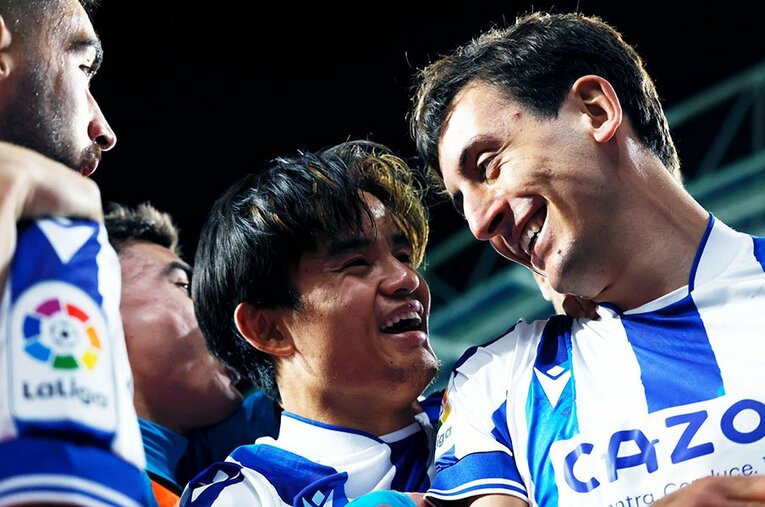 オヤルサバルらと久保