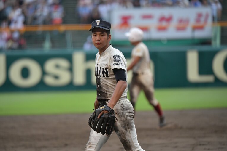 3回戦の対高岡商戦。3対1で大阪桐蔭が勝利　　©Hideki Sugiyama