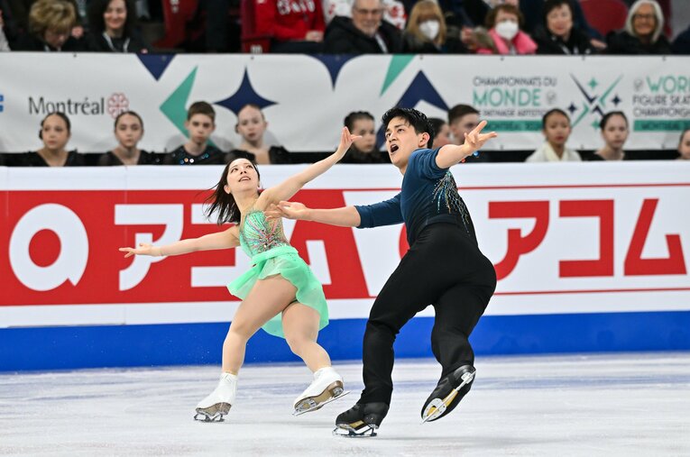 2023年世界選手権ショートの演技　©︎Getty Images