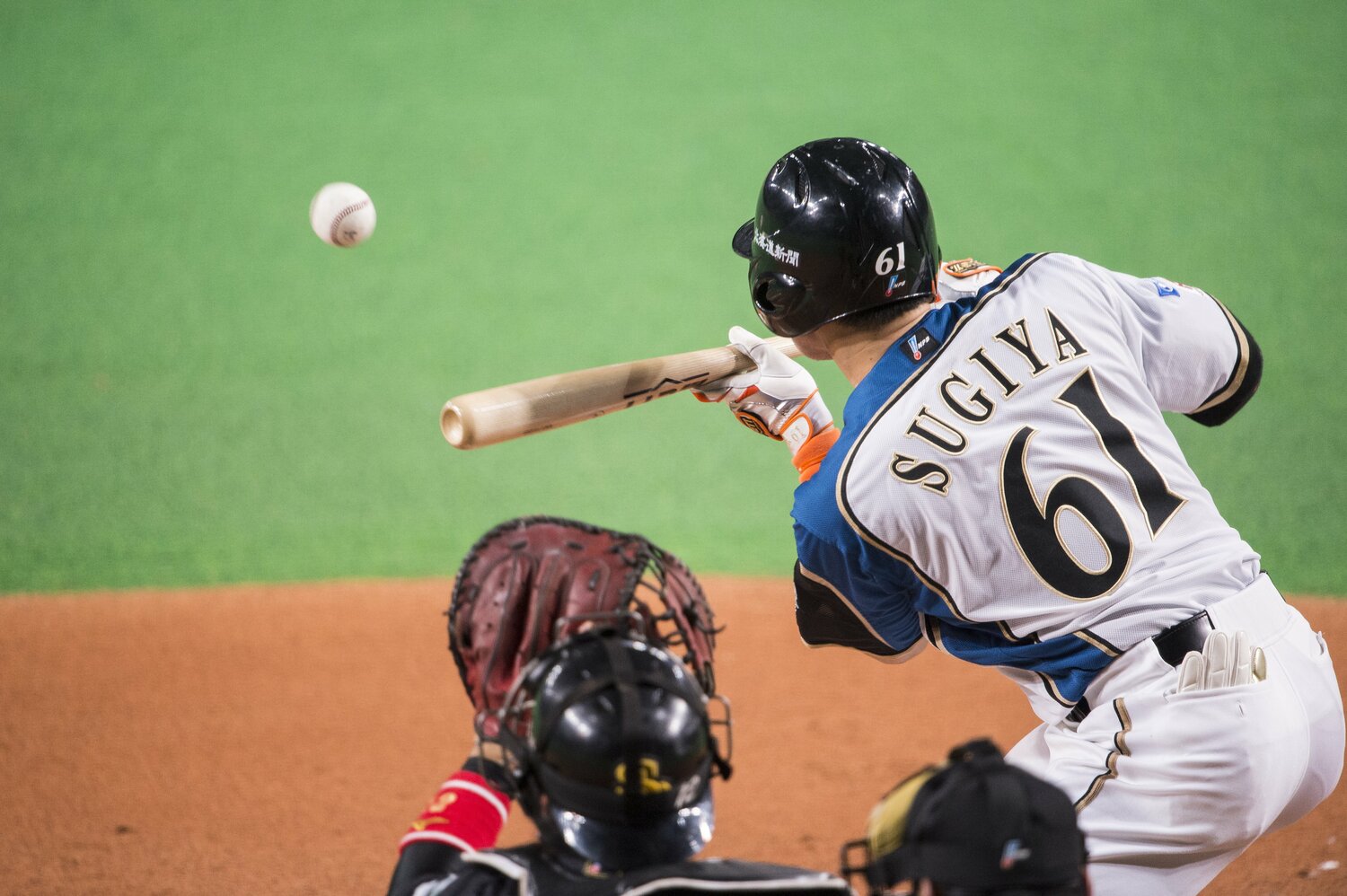 背番号61を背負っていた2015年の杉谷 ©︎Nanae Suzuki
