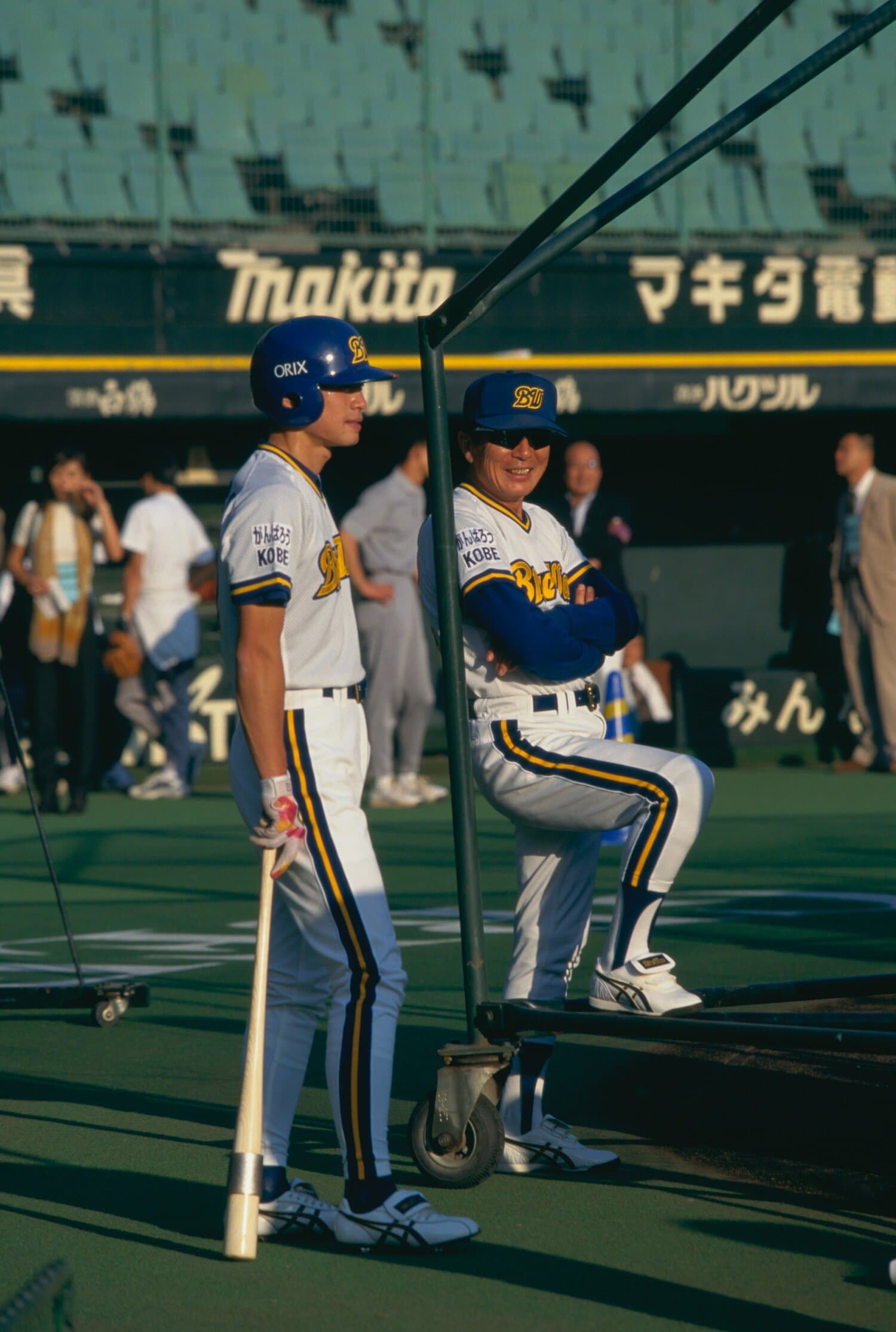 オリックス時代のイチローと仰木監督 ©Kazuaki Nishiyama