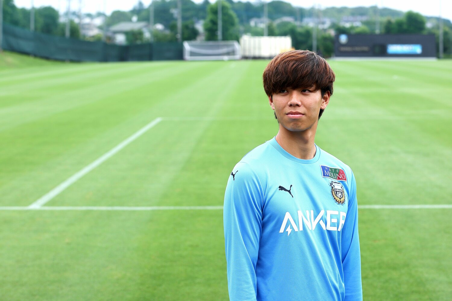 パリ行き前の7月、川崎フロンターレ・麻生グラウンドで　©Shigeki Yamamoto