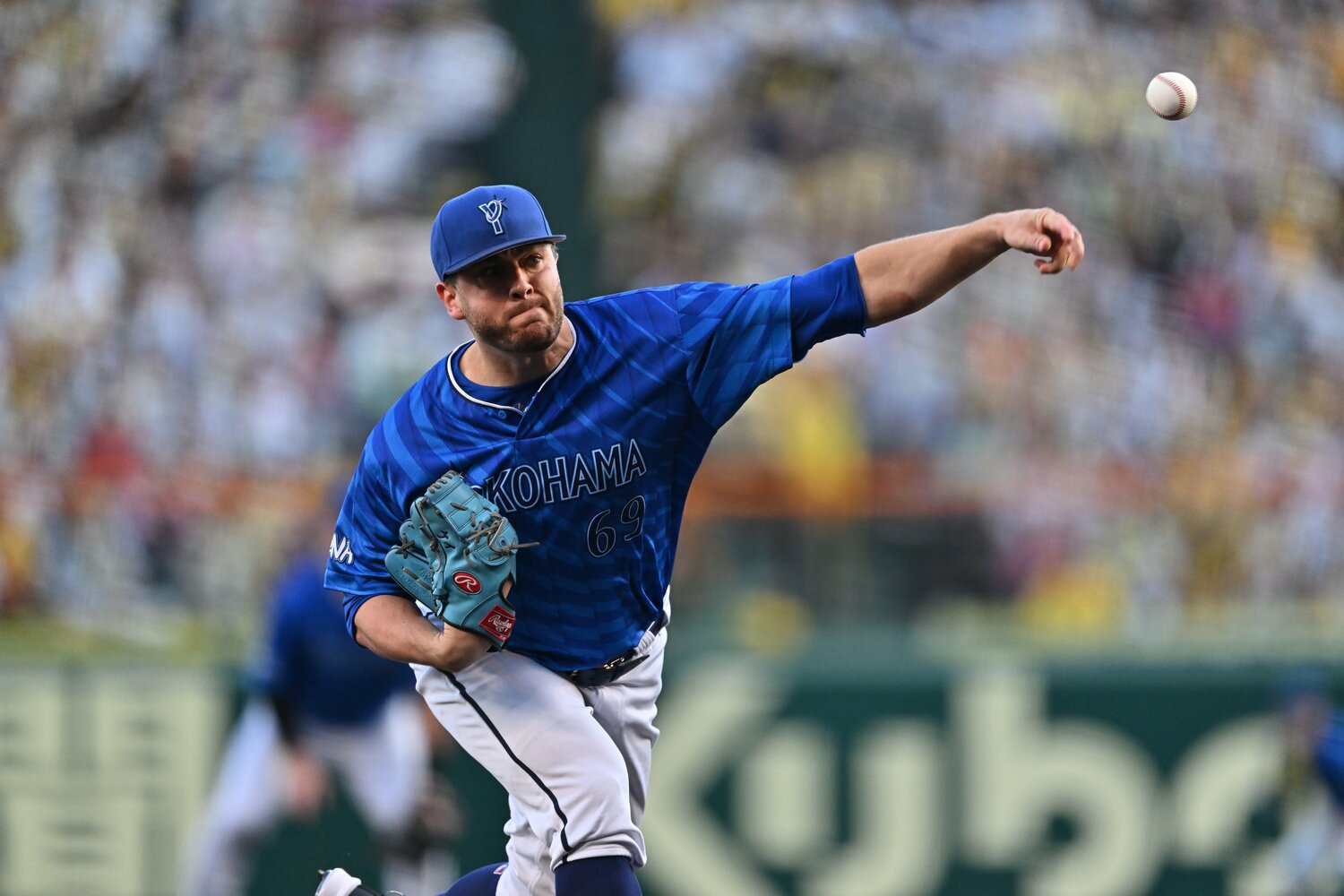 7月終了時で防御率1点台のアンソニー・ケイら先発陣は踏ん張りを見せている　©Hideki Sugiyama