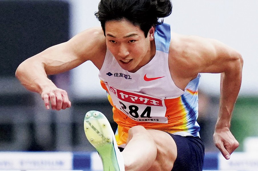 泉谷駿介「小さな体に大きな潜在能力。陸上界の二刀流が世陸に挑む」＜Number Web＞ photograph by KYODO