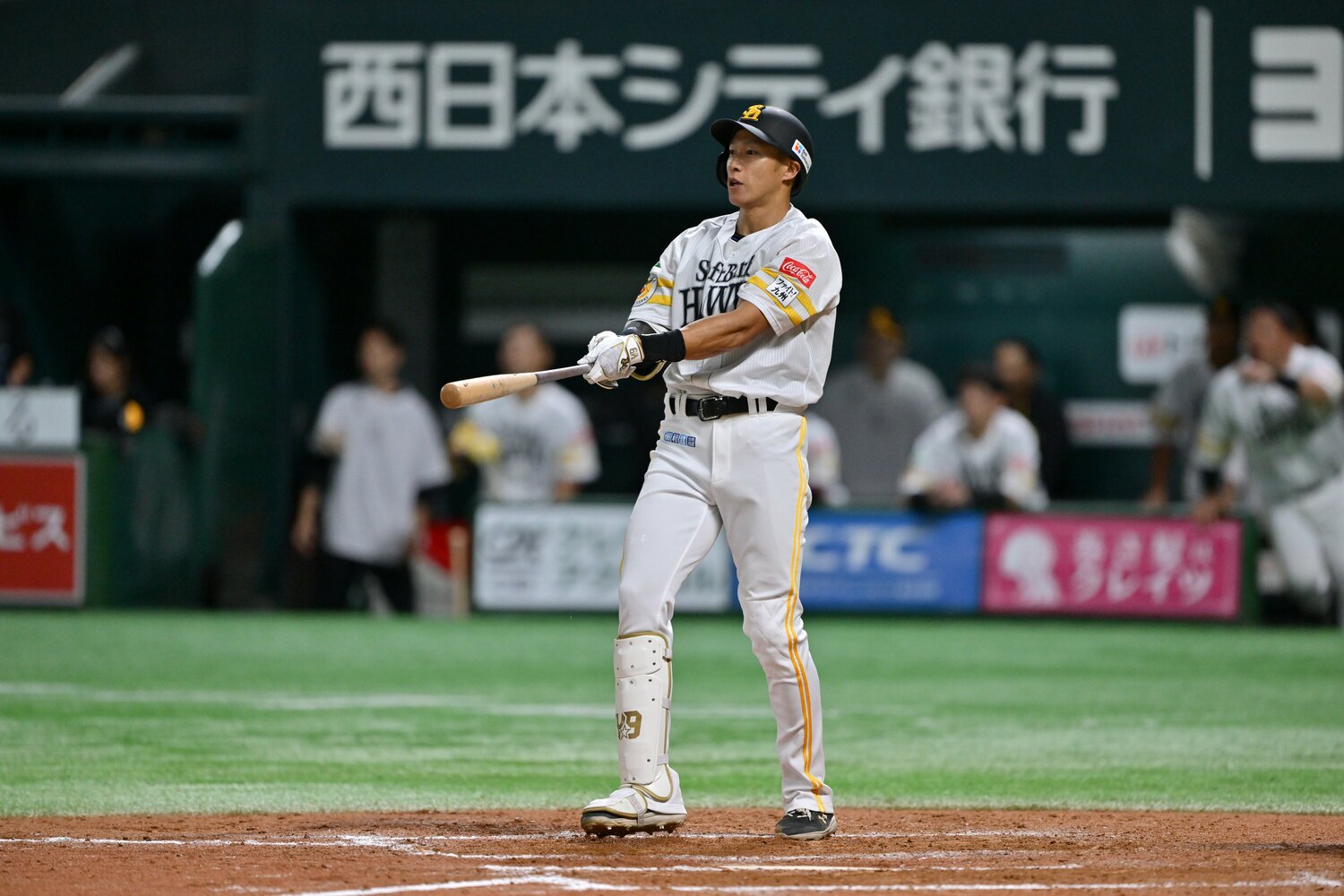 「めちゃくちゃキツいです」。柳田悠岐も庄嶋氏のトレーニング指導を受けていた ©Hideki Sugiyama