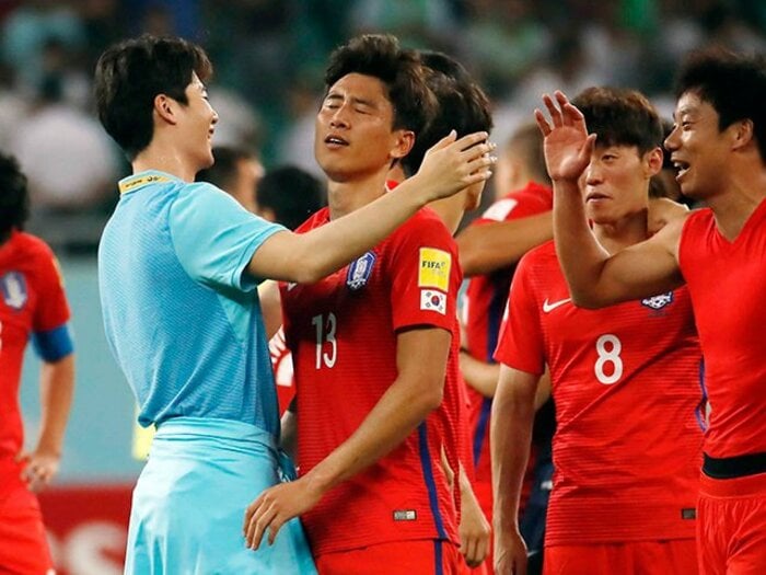 韓国のしらけた9大会連続W杯決定。最終予選の歩み、日本との違いって?<Number Web> photograph by AFLO