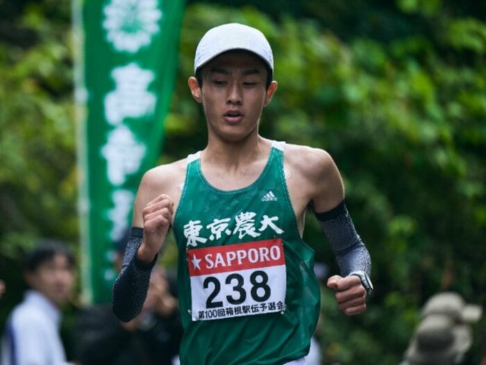「あれは留学生だよ…」箱根駅伝予選会、“1年生が日本人トップ”の衝撃…前田和摩(18)とは何者か?「中学までサッカー部」「じつは長距離が苦手だった」<Number Web> photograph by Yuki Suenaga