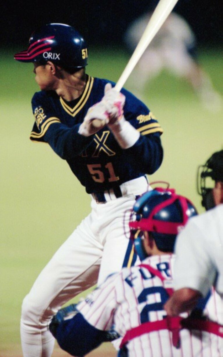 全93球の対決でイチローは19打数5安打の打率.263、本塁打1本。軍配は野村のヤクルトに上がった　©Koji Asakura