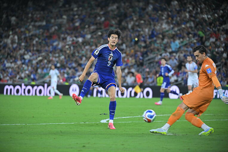 チュニジア戦でW杯の大舞台でもピッチに立った　©Takuya Kaneko/JMPA