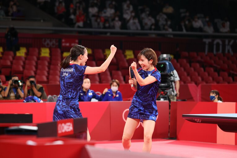 「福原さんは、すごいな」卓球・石川佳純が見ていた“リオのキャプテン”の姿　団体“銀”の3人は東京五輪にどう挑んだか(10)