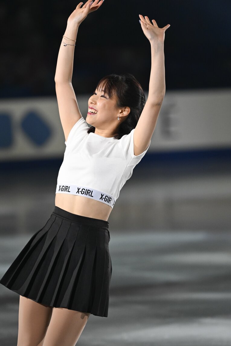 三原舞依のエキシビションでの演技　©Asami Enomoto