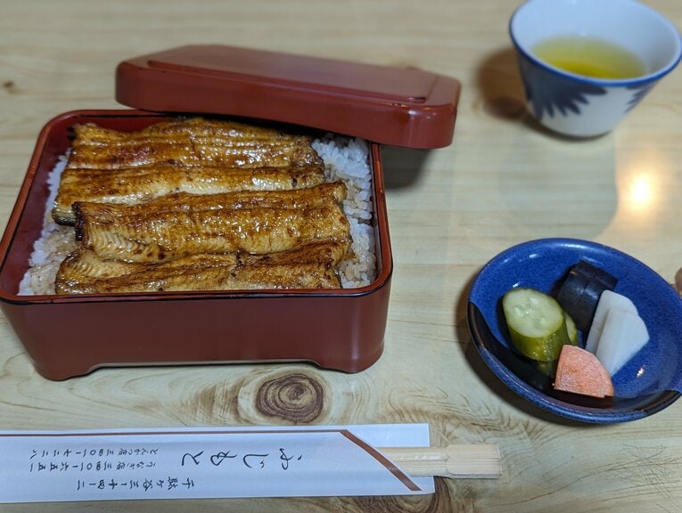 「ふじもと」のうな重（竹）