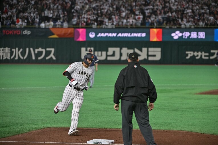 チェコ戦8回、満塁ホームラン【完全版】　©Nanae Suzuki