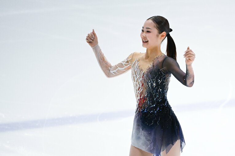 木下グループ杯、島田麻央のSP演技　©️Asami Enomoto