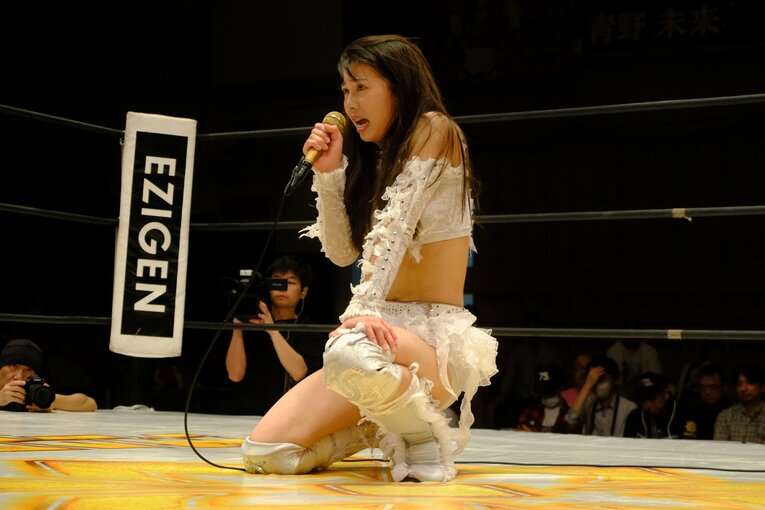 高校3年生の女子プロレスラー・心希（しんの）【スワイプするとそのほかの写真もご覧になれます】©Norihiro Hashimoto