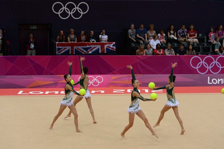 【これが一糸乱れぬフェアリージャパンの演技】サイード横田さんも出場したロンドン五輪団日本代表の演技を見る　©Asami Enomoto/JMPA