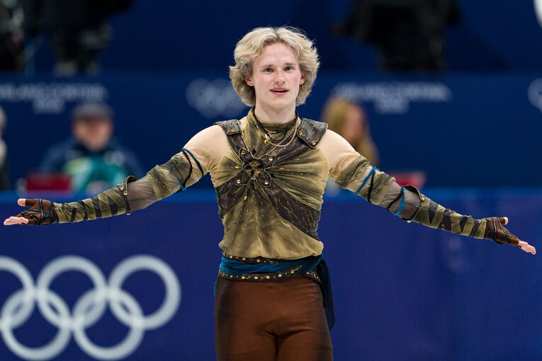 ミラノ五輪のマリニン（21歳）　©Getty Images