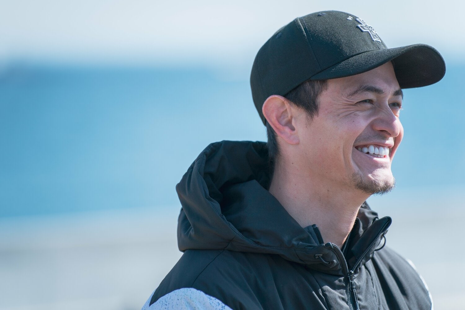 DeNA退団後、中南米と北米でメジャー挑戦に向け野球を続けてきた乙坂（写真は2022年シーズン前）　©Shiro Miyake