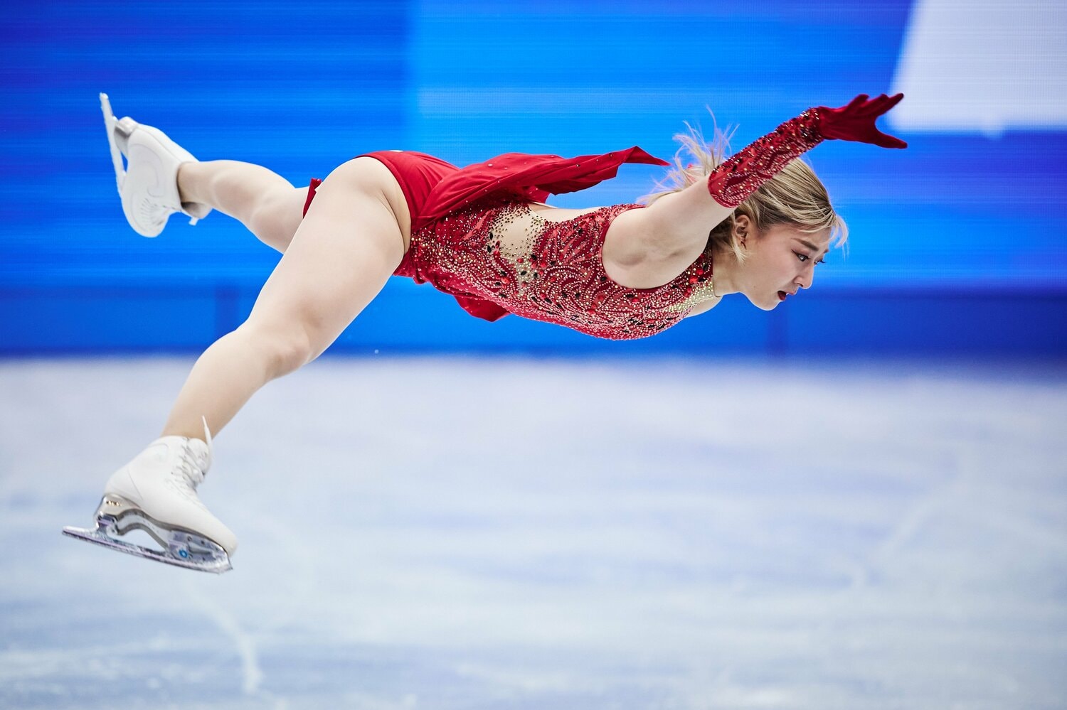 世界選手権ショートの演技　©︎Getty Images