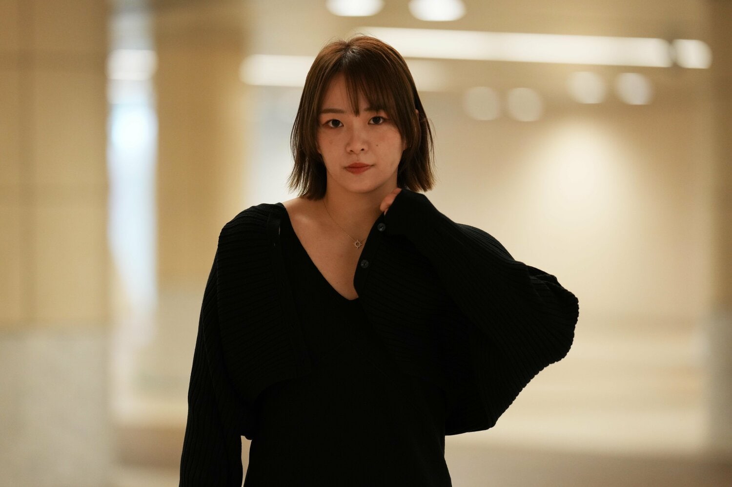 デビュー戦の相手だった里村明衣子と、来年1月に激突する　©Essei Hara