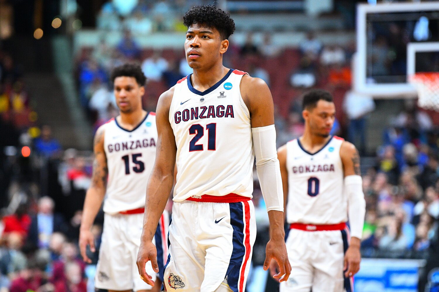 U-17W杯で得点王を獲得した八村塁のもとにはアメリカの強豪大から多数のオファーが届いた。ゴンザカ大で中心選手として活躍し、2019年NBAドラフトでワシントン・ウィザーズから1巡目9位指名を受けた　©️Getty Images