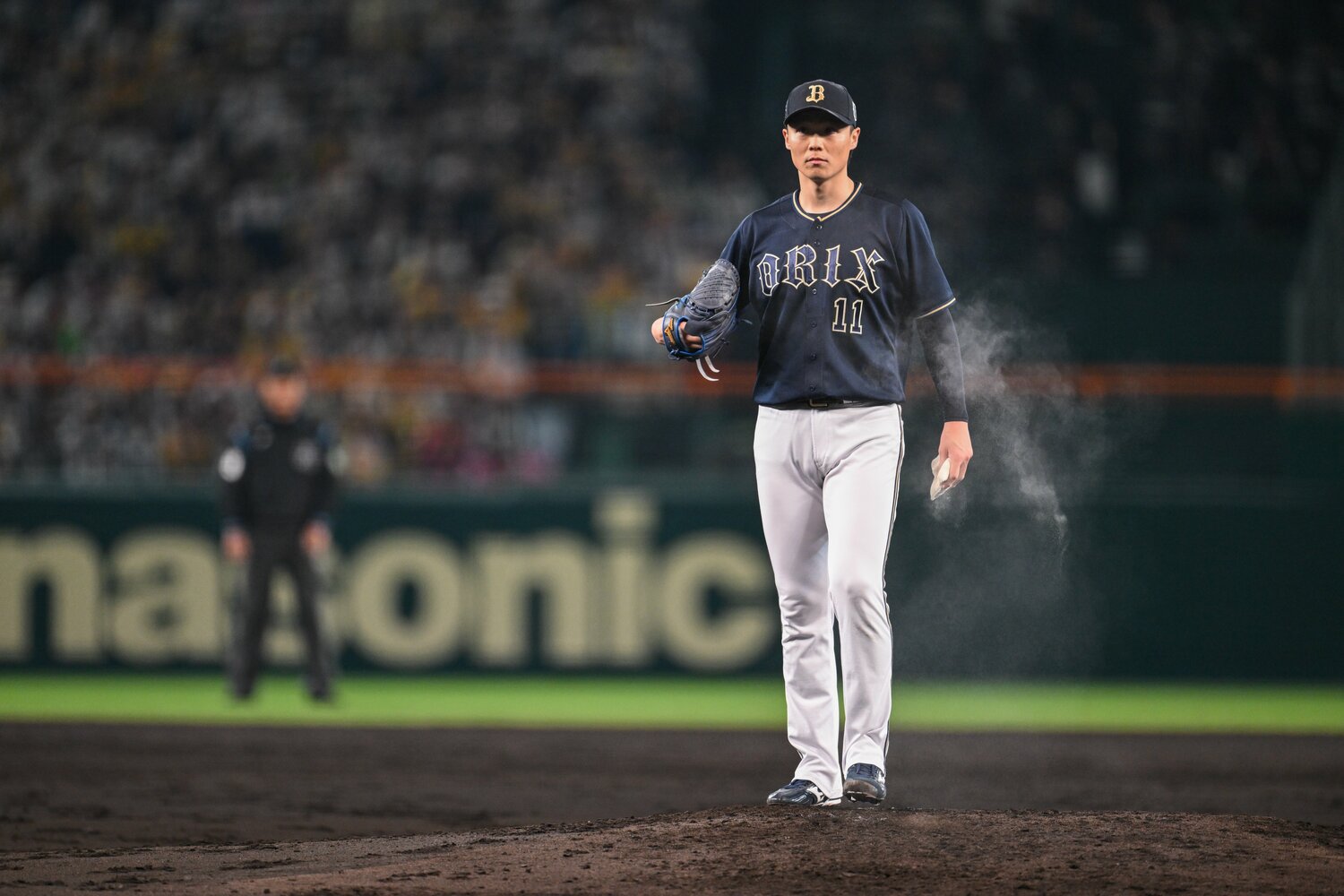 古巣オリックスも含めて6球団の争奪戦になった山﨑福也。来季から日本ハムでプレーする ©Nanae Suzuki