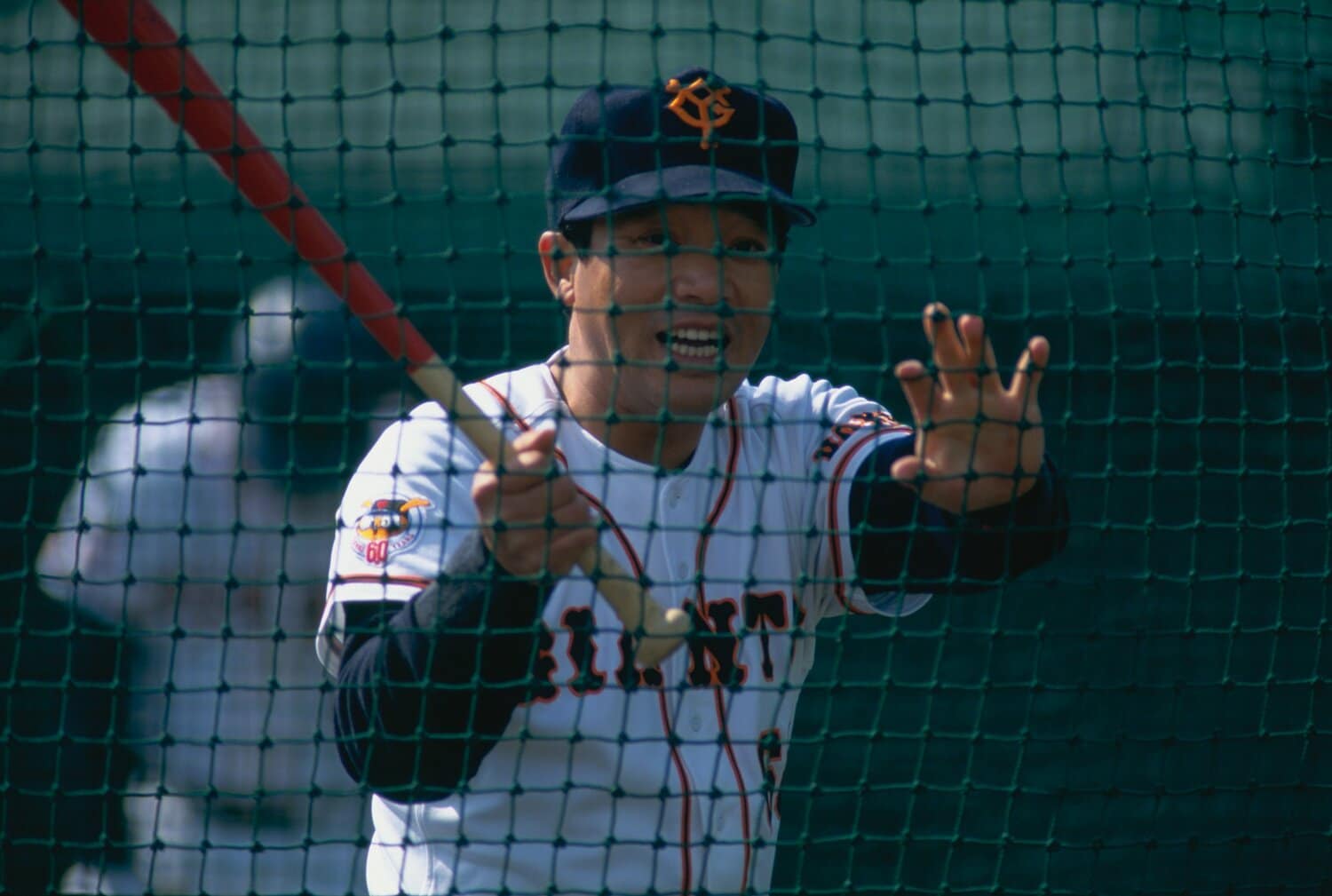 1993年オフに導入されたばかりのFAで巨人入りした落合博満。94～96年シーズンまでプレー　©BUNGEISHUNJU