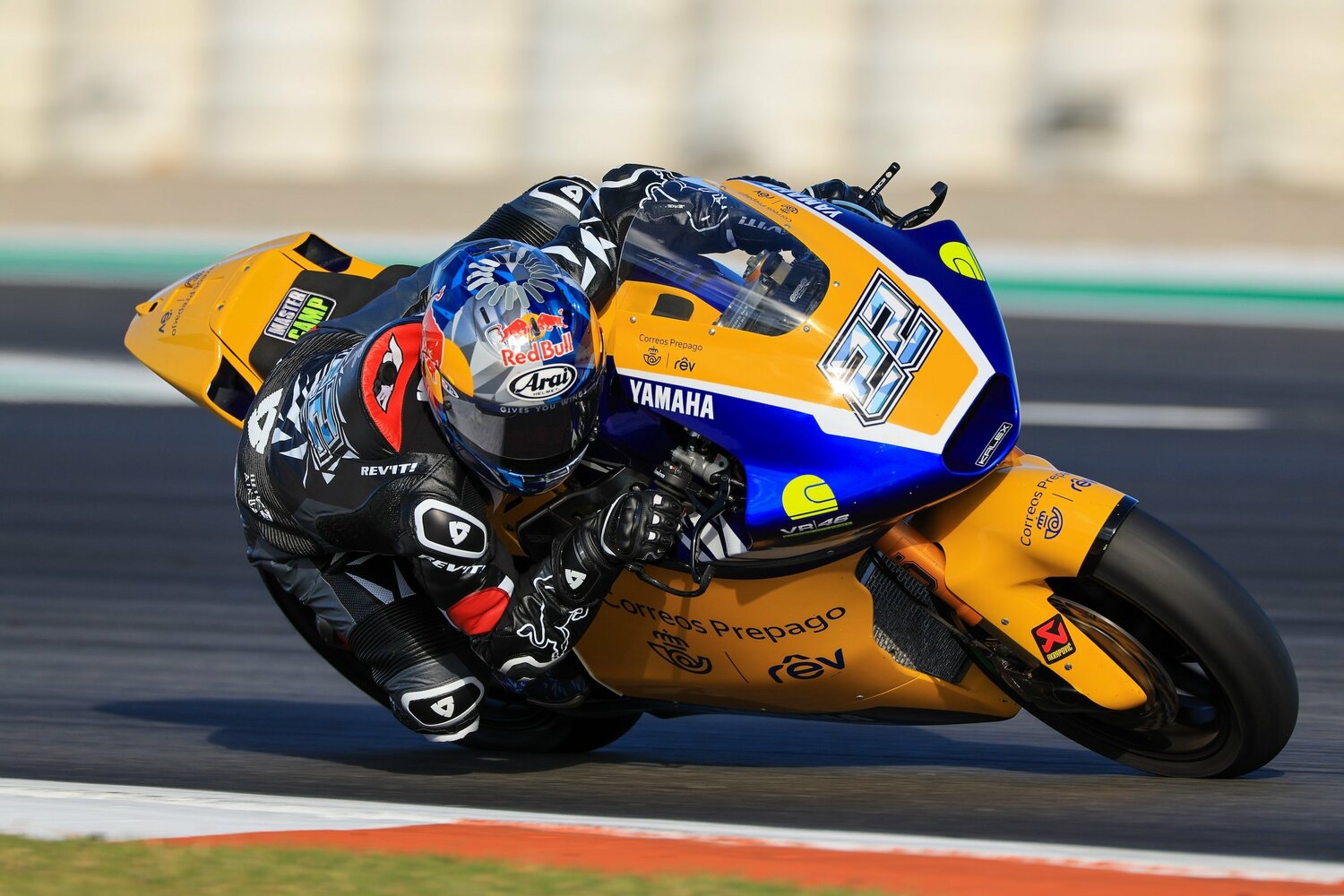 最終戦翌日のテストで、初めてMoto2マシンをテストした佐々木　©Satoshi Endo