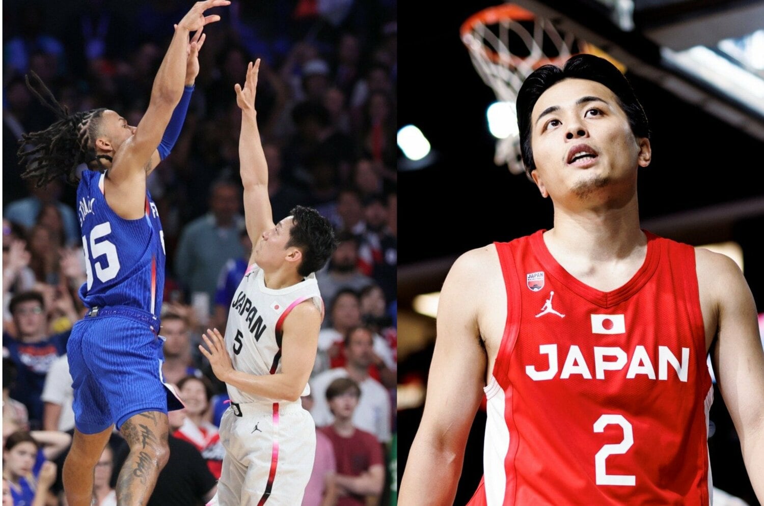 パリ五輪“あの”「誤審疑惑」を糧に…バスケ日本代表・富樫勇樹がBリーグ開幕戦で見せた“超判断”の価値「3Pを決められても『まだ同点だ』と…」＜Number Web＞ photograph by (L)JMPA、(R)Kiichi Matsumoto