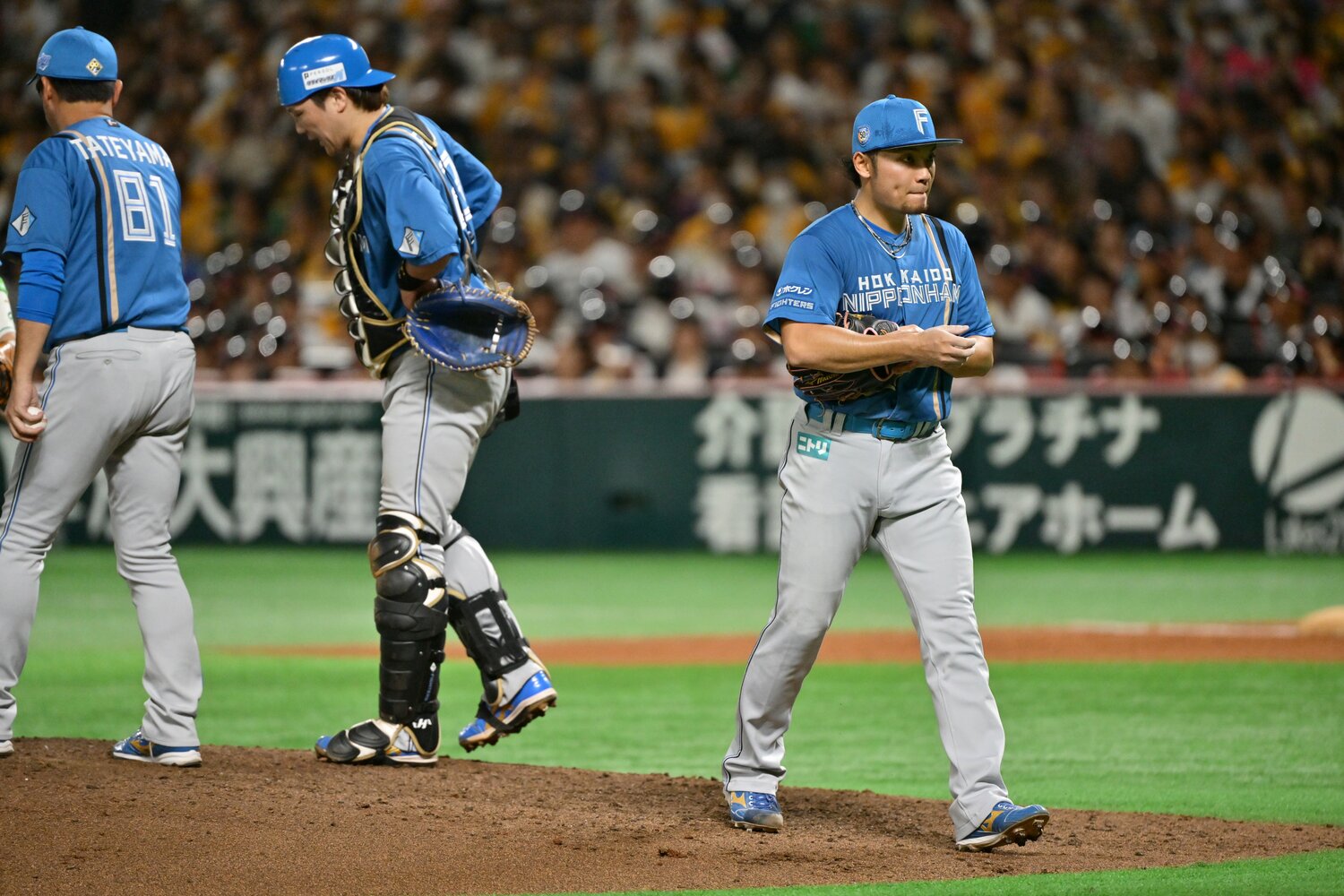 CSファイナルの初戦でソフトバンクに4失点を喫し、6回途中で降板した伊藤　©︎Hideki Sugiyama