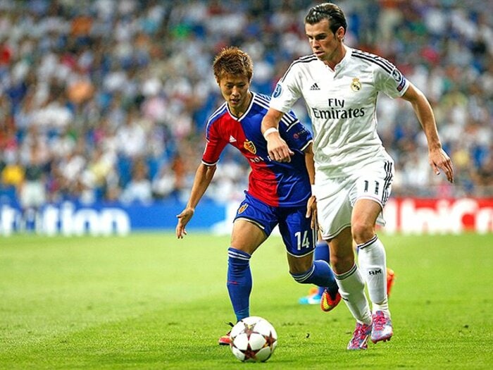 柿谷のCLデビューは、1－5の大敗。レアルの“別次元”から学べることは？＜Number Web＞ photograph by AFLO