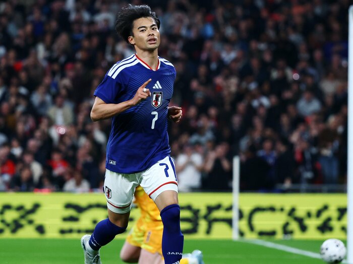 「ミトマ、これぞカウンターのお手本」ブラジルTV局、三笘薫のイングランド撃破弾を絶賛…一方で「伝統的な弱点」を日本通記者がズバリ指摘＜Number Web＞ photograph by JFA/AFLO