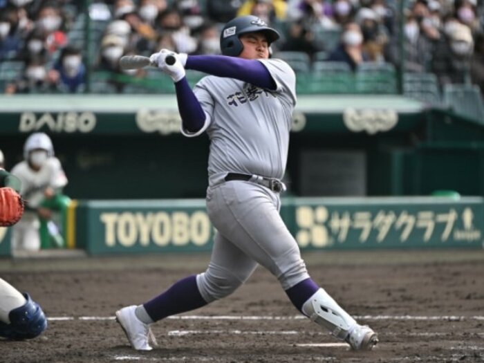 《センバツ》“ビッグ4”長打ゼロの麟太郎・真鍋・佐倉、甲子園デビューで見えた“未熟さ”とは? 残した言葉は「センスがない」「対応力がない」<Number Web> photograph by Hideki Sugiyama