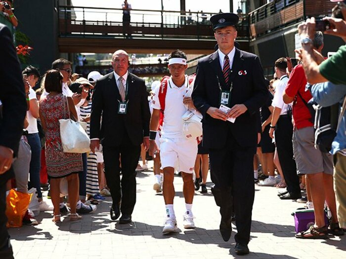 ウィンブルドン初戦辛勝の錦織圭。コートで悪魔になれなかった理由。<Number Web> photograph by Getty Images