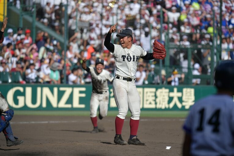 決勝の金足農業戦　　©Hideki Sugiyama