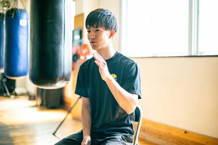 東京大学ボクシング部・伊藤朝樹　©︎Nanae Suzuki