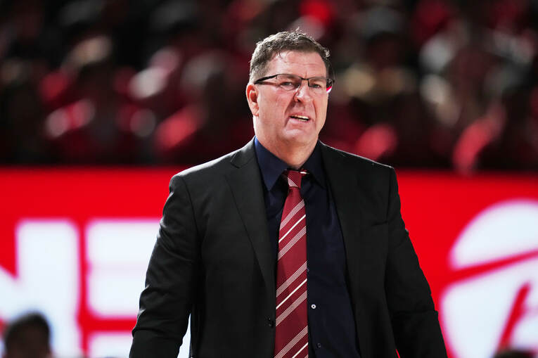 ジェッツを率いるグリーソン監督　©︎AFLO