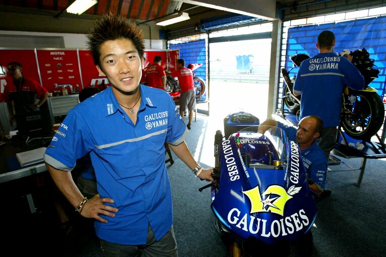 日本人の1億円ライダーの嚆矢となったノリック。私生活でもフェラーリやポルシェに乗るなど、スターとして夢を見せてくれた　©Satoshi Endo