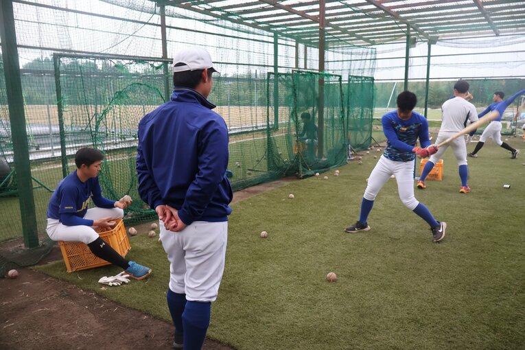 地元・鹿児島出身の選手たちと聖地・甲子園を目指している　©Fumi Sawai