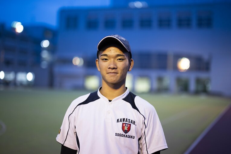 ヤクルト育成1位指名・小宮悠瞳　©Tomosuke Imai