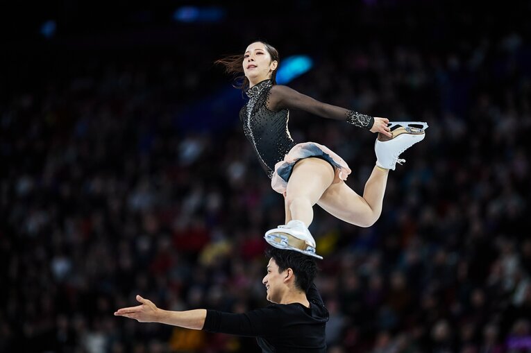 フリーの演技では1位の得点を獲得　©Getty Images