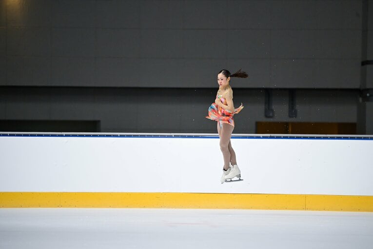 木下グループ杯、島田麻央のFS演技　©️Asami Enomoto