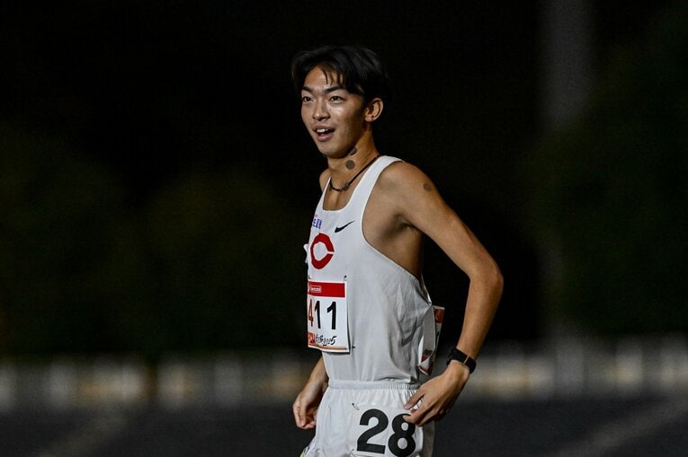 中央大・鈴木耕太郎はMARCH対抗戦で自己ベストもメンバー入りならず　©Nanae Suzuki