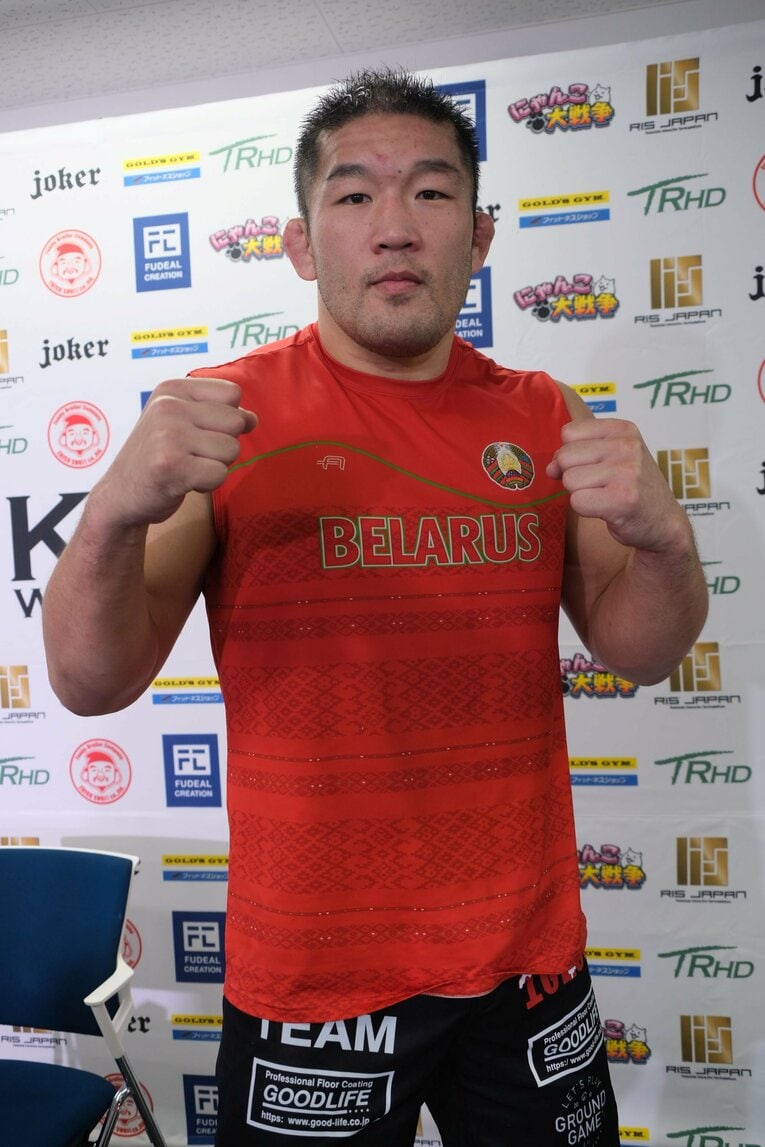 会見に臨む石井慧　©Norihiro Hashimoro