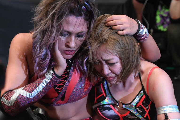 5月28日、ジュリアとのタッグでゴッデス・オブ・スターダム王座に挑戦