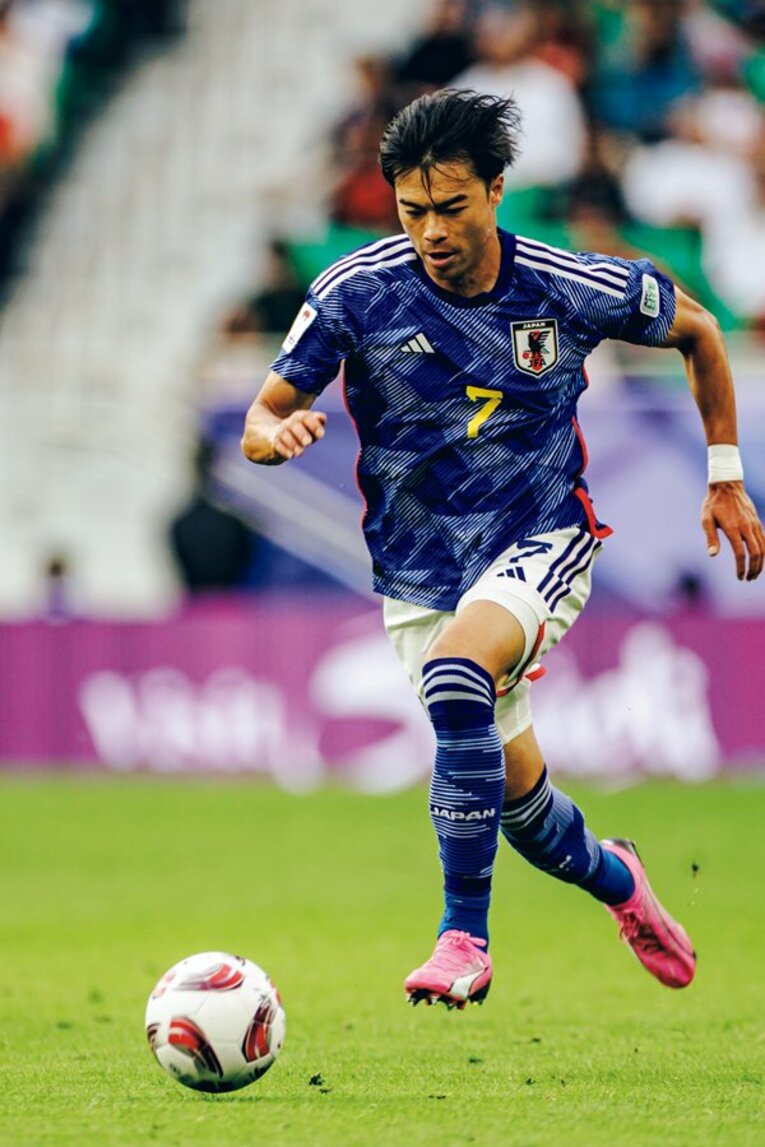 三笘薫の鋭いドリブル突破はサッカー日本代表の大きな武器になっている　©︎Kiichi Matsumoto
